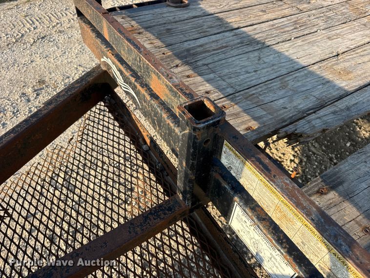 image for item DW6588 2015 Trailerman tilt deck equipment trailer