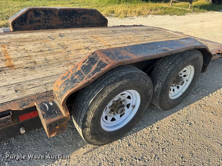 image for item DW6588 2015 Trailerman tilt deck equipment trailer