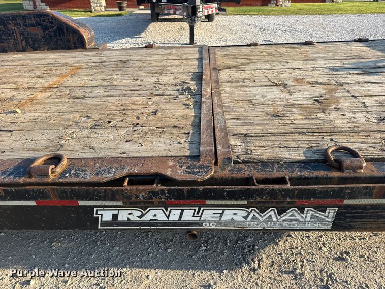 image for item DW6588 2015 Trailerman tilt deck equipment trailer