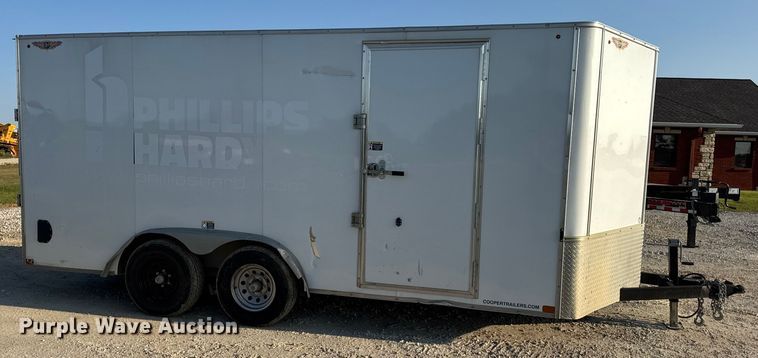 image for item DW6589 2021 Novae H9616TFTV-100 enclosed cargo trailer