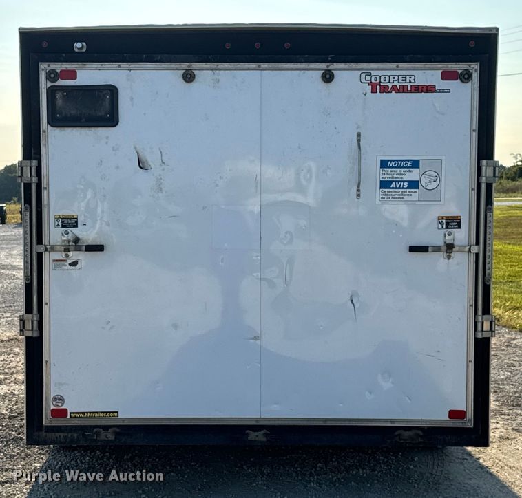 image for item DW6589 2021 Novae H9616TFTV-100 enclosed cargo trailer