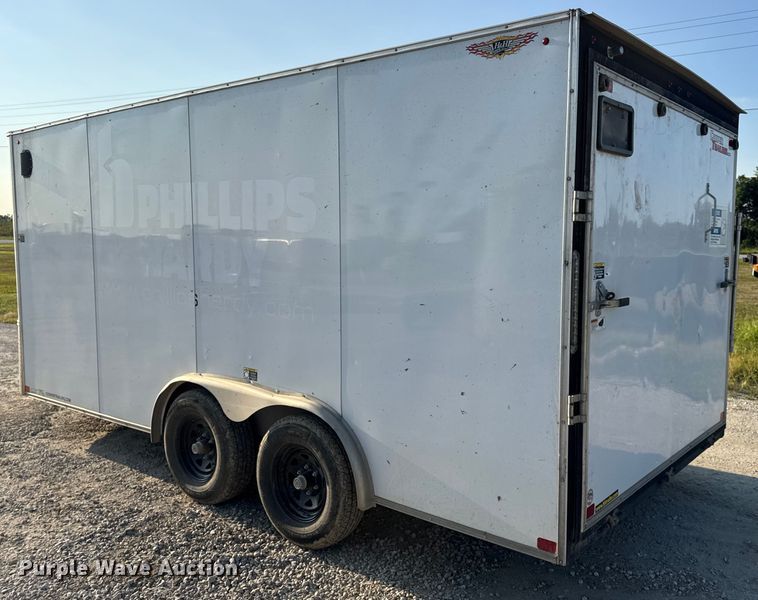 image for item DW6589 2021 Novae H9616TFTV-100 enclosed cargo trailer