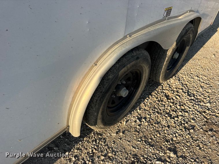 image for item DW6589 2021 Novae H9616TFTV-100 enclosed cargo trailer