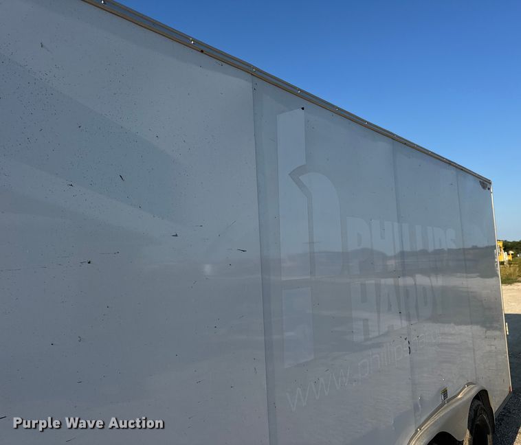 image for item DW6589 2021 Novae H9616TFTV-100 enclosed cargo trailer
