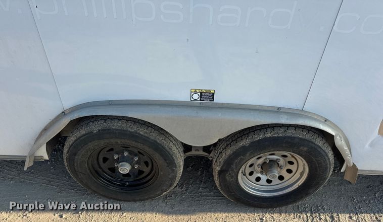 image for item DW6589 2021 Novae H9616TFTV-100 enclosed cargo trailer