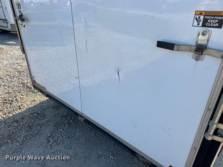 image for item DW6589 2021 Novae H9616TFTV-100 enclosed cargo trailer