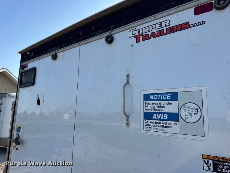 image for item DW6589 2021 Novae H9616TFTV-100 enclosed cargo trailer