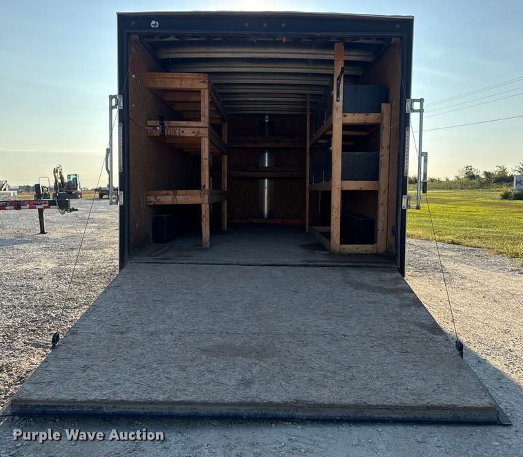 image for item DW6589 2021 Novae H9616TFTV-100 enclosed cargo trailer