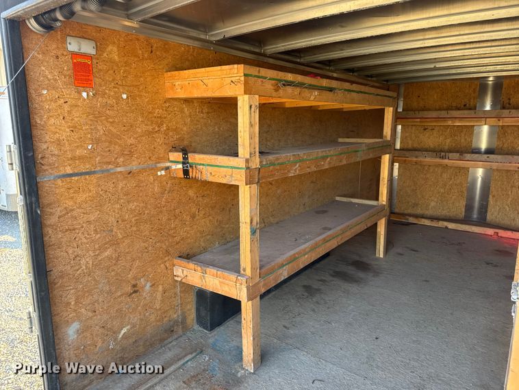 image for item DW6589 2021 Novae H9616TFTV-100 enclosed cargo trailer