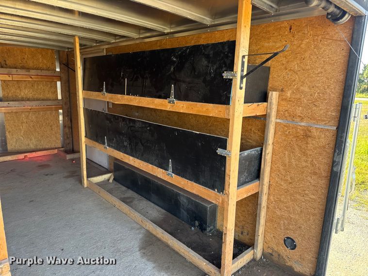 image for item DW6589 2021 Novae H9616TFTV-100 enclosed cargo trailer