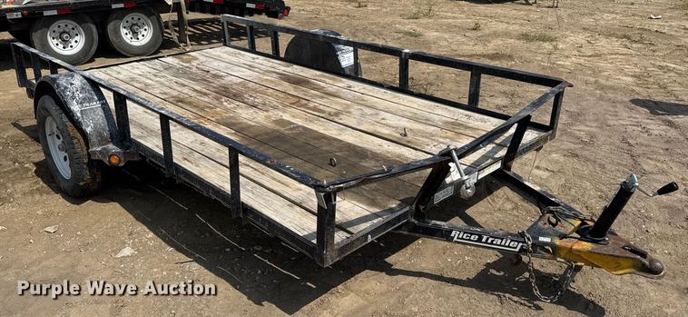 image for item DW6600 2011 R & W Trailer Mfg RTS7612 utility trailer