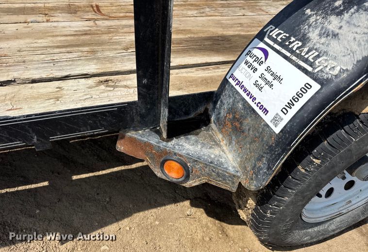 image for item DW6600 2011 R & W Trailer Mfg RTS7612 utility trailer