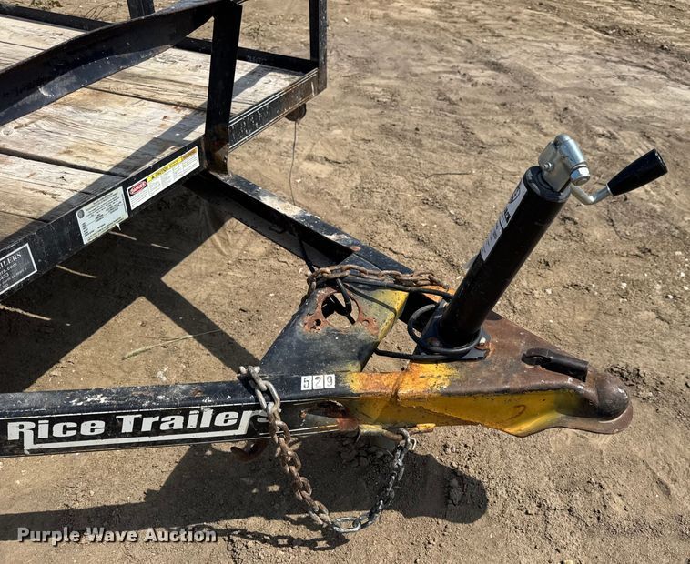 image for item DW6600 2011 R & W Trailer Mfg RTS7612 utility trailer