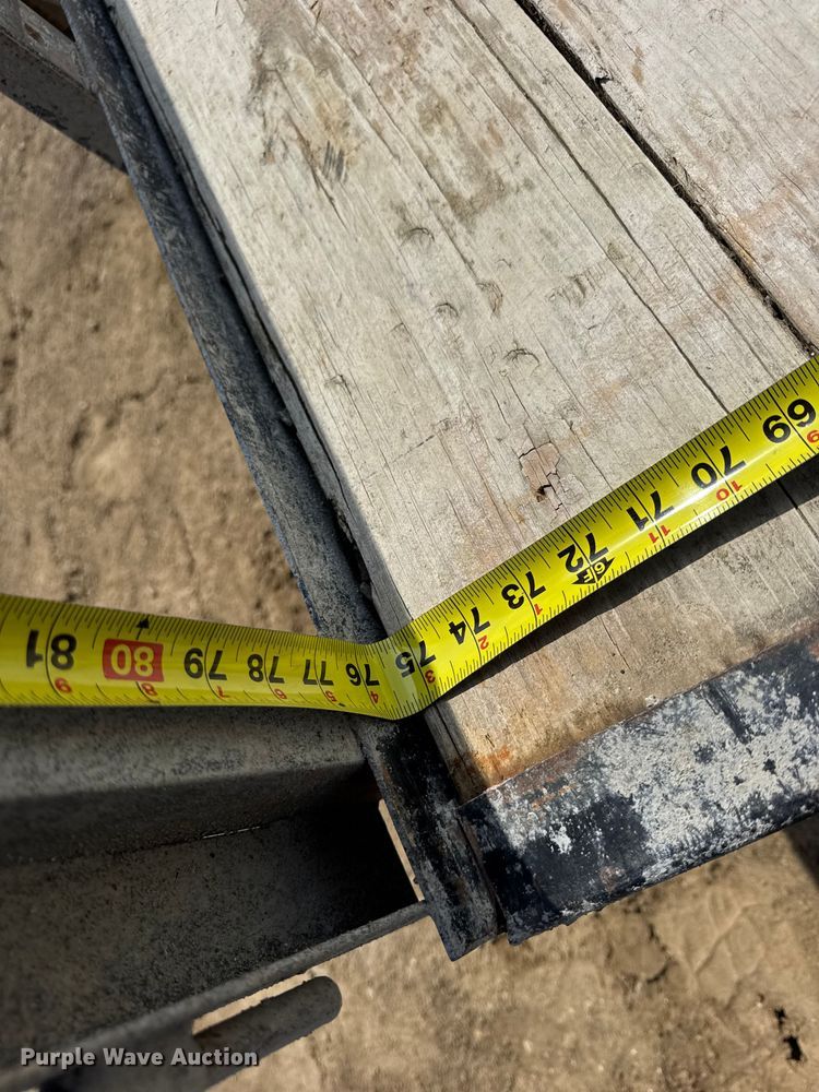 image for item DW6600 2011 R & W Trailer Mfg RTS7612 utility trailer