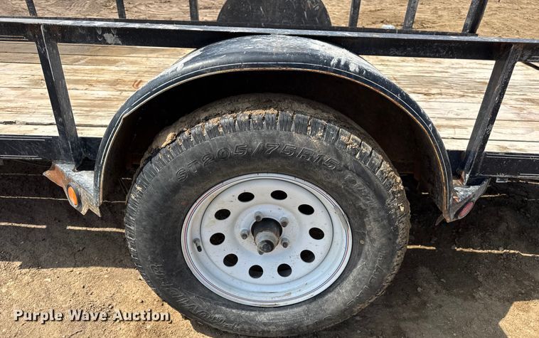 image for item DW6600 2011 R & W Trailer Mfg RTS7612 utility trailer