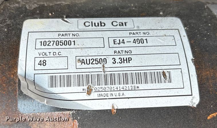 image for item DX5802 Club car golf cart