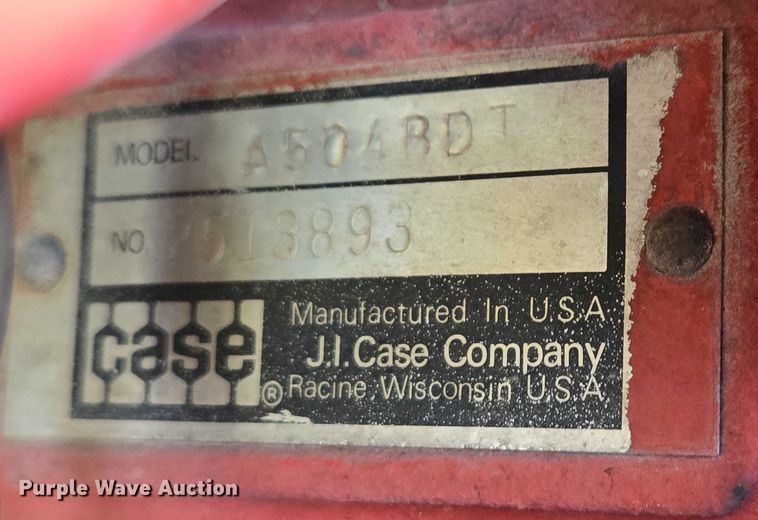 image for item DY1184 1971 Case 1170 tractor