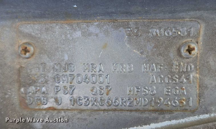 image for item DY1185 1991 Chrysler New Yorker Salon 