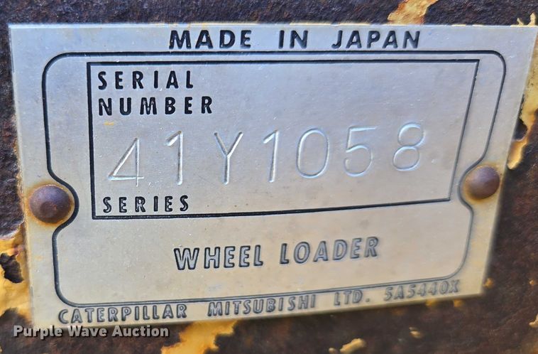 image for item DY1188 1981 Caterpillar 910 wheel loader