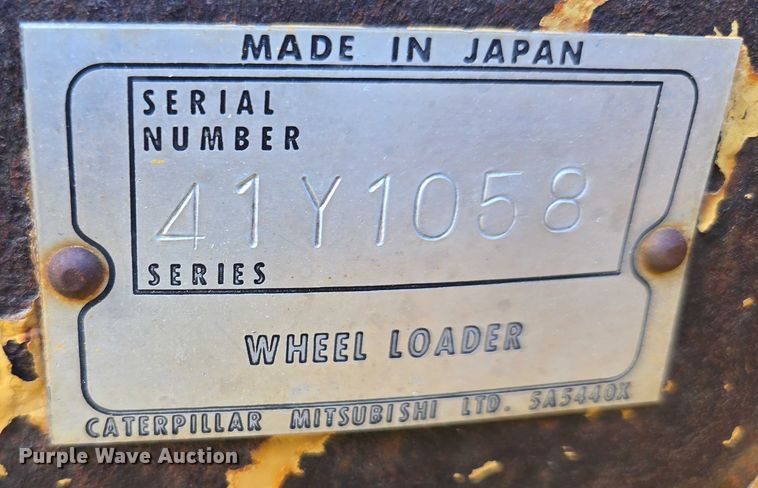 image for item DY1188 1981 Caterpillar 910 wheel loader