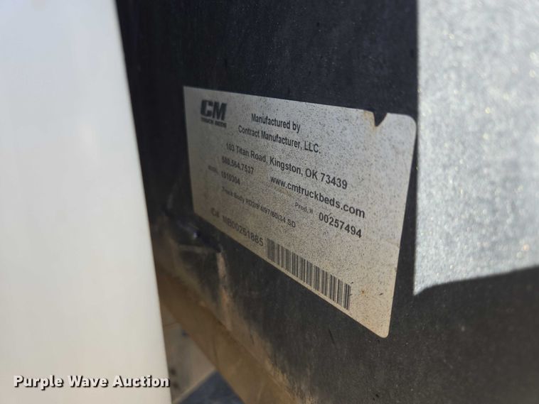 image for item DY1240 2019 RAM 3500HD Crew Cab flatbed pickup truck