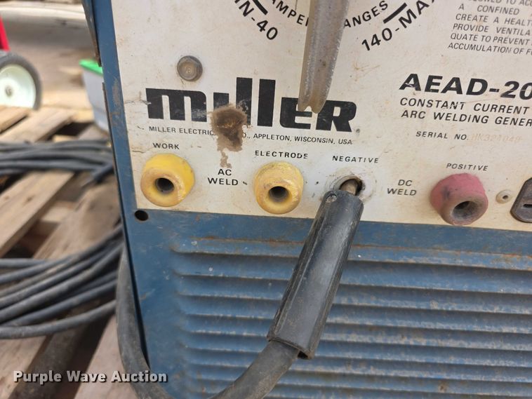 image for item DZ6330 Miller AEAD-200LE welder/generator
