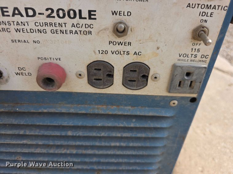 image for item DZ6330 Miller AEAD-200LE welder/generator