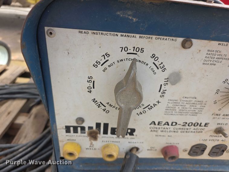 image for item DZ6330 Miller AEAD-200LE welder/generator