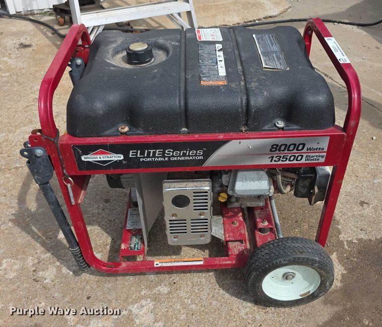 image for item DZ6331 Briggs and Stratton 030210  generator