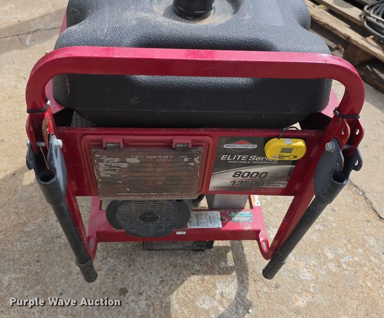 image for item DZ6331 Briggs and Stratton 030210  generator