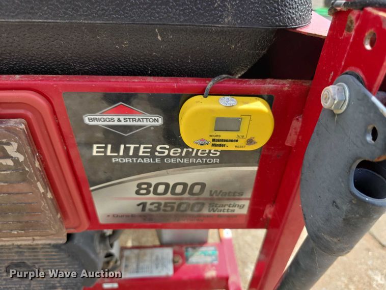 image for item DZ6331 Briggs and Stratton 030210  generator