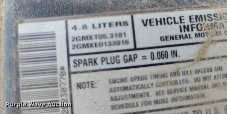 image for item DZ6593 2002 Chevrolet  Silverado 1500 pickup truck