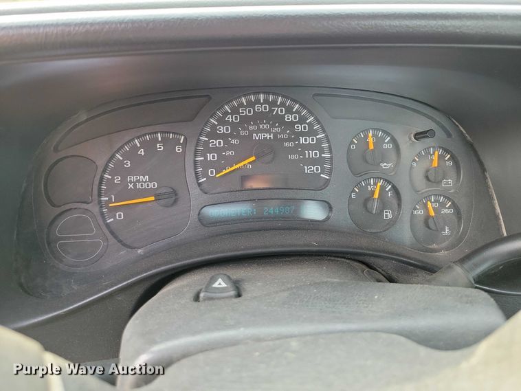 image for item DZ6594 2005 Chevrolet  Silverado 1500 pickup truck