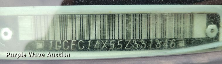 image for item DZ6594 2005 Chevrolet  Silverado 1500 pickup truck