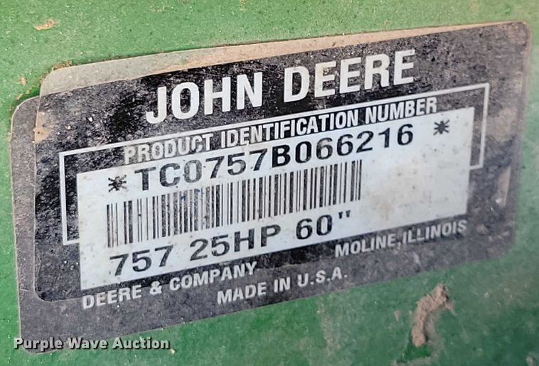 image for item DZ6632 (2) lawn mowers