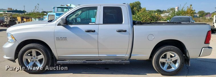 image for item DZ6702 2018 RAM 1500 Quad Cab pickup truck
