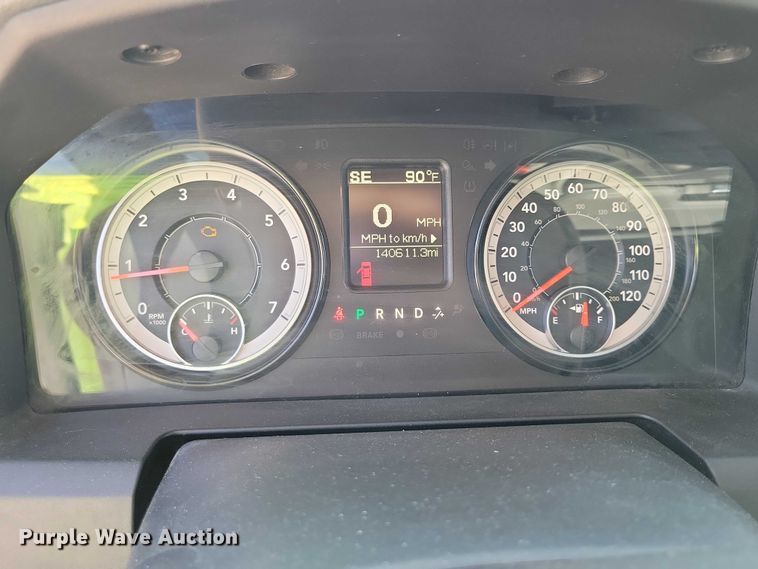 image for item DZ6702 2018 RAM 1500 Quad Cab pickup truck