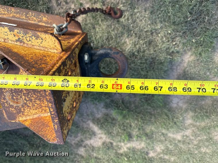 image for item DZ8733 2003 Belshe equipment trailer