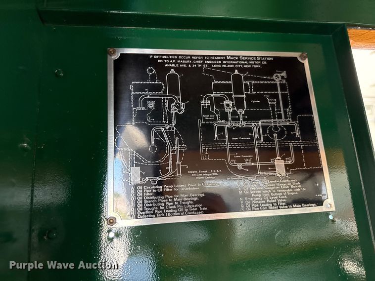 image for item DZ8965 1928 Mack AB flatbed truck