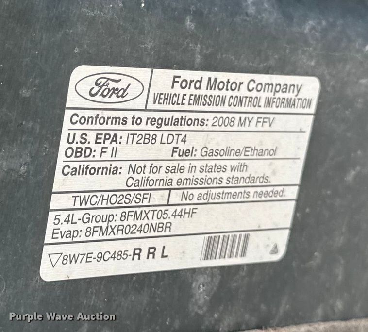 image for item EA1888 2008 Ford F150 SuperCab pickup truck