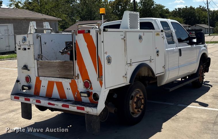 image for item EA7539 2012 Ford F350 Super Duty SuperCab utility bed pickup truck