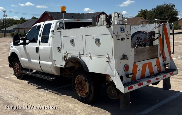 image for item EA7539 2012 Ford F350 Super Duty SuperCab utility bed pickup truck