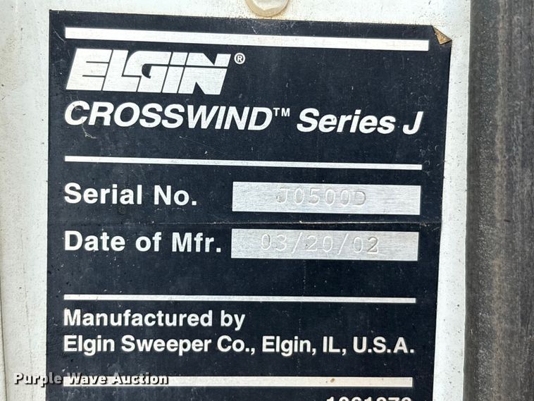 image for item EA7564 2002 Sterling SC8000 sweeper