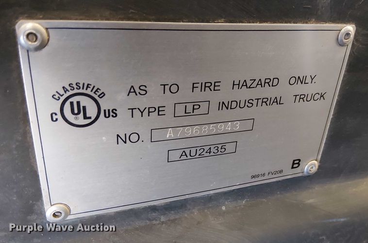 image for item EC1189 2017 UniCarriers PF50 forklift