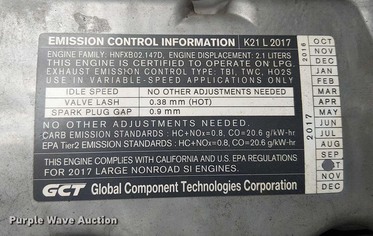 image for item EC1191 2017 UniCarriers CFS40 forklift