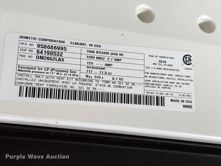 image for item EC3849 2017 Riverside Retro 177SE White Water camper