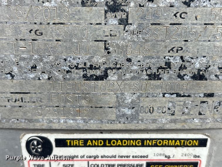 image for item EC4441 2013 Team Fenex Fost 6 fiber optic splicing trailer