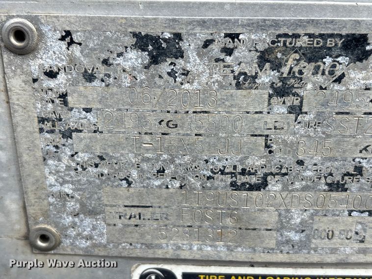 image for item EC4441 2013 Team Fenex Fost 6 fiber optic splicing trailer