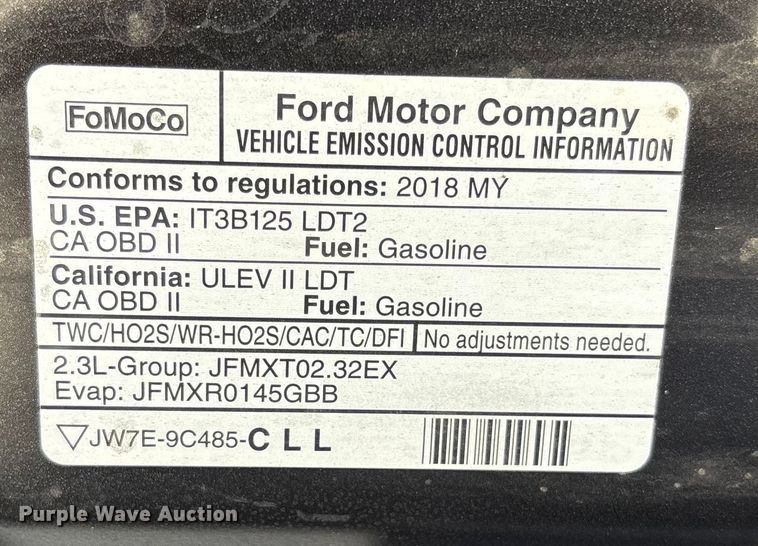 image for item EC7992 2018 Ford Explorer SUV