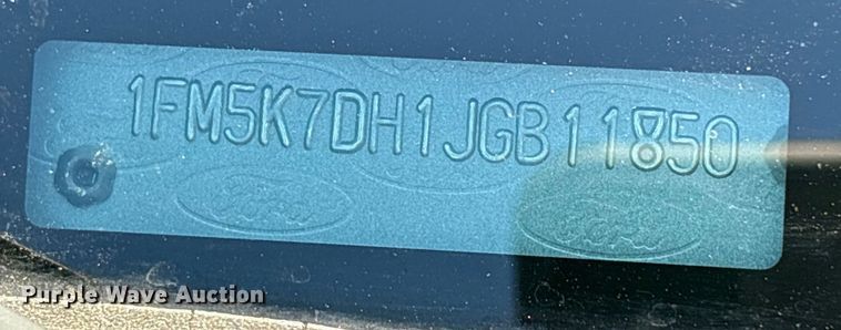 image for item EC7992 2018 Ford Explorer SUV